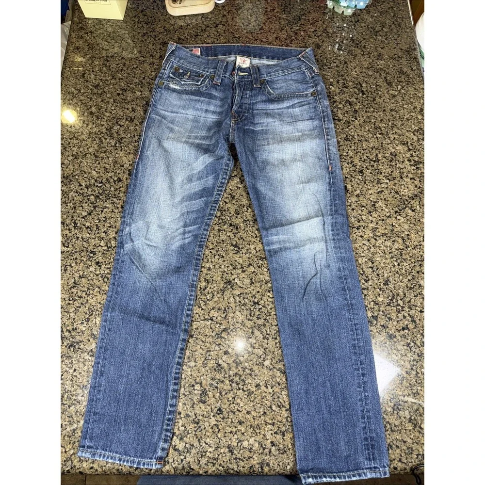 True Religion Jeans Size 31 Zach Seat 34 Ct3